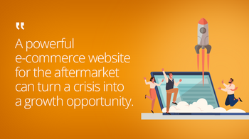 Powerful e-commerce website for the aftermarket business