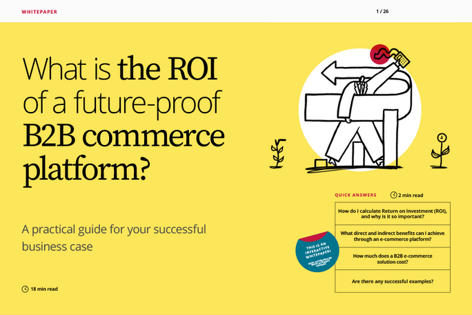 Practical guide:  ROI of a future-proof B2B commerce platform