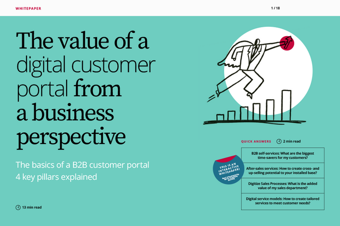 The value of a digital customer portal - 4 key pillars