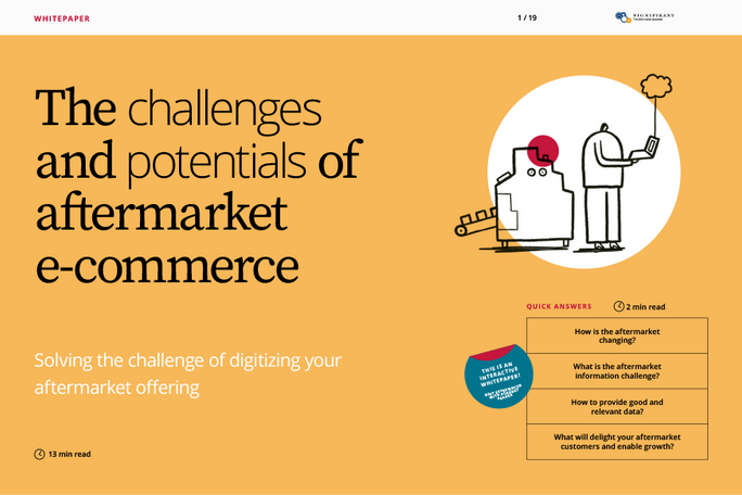 The challenges and potentials of aftermarket e-commerce